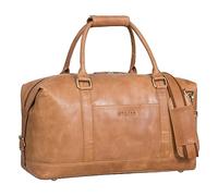 STILORD 'Viator' Leder Reisetasche Groß für Damen und Herren XL Duffel Bag für Urlaub Reisen Sport Moderner Vintage Weekender aus Hochwertigem Echtleder, Farbe:taranto - braun