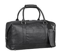 STILORD 'Viator' Leder Reisetasche Groß für Damen und Herren XL Duffel Bag für Urlaub Reisen Sport Moderner Vintage Weekender aus Hochwertigem Echtleder, Farbe:schwarz