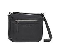 STILORD Ylva Kleine Echtleder Handtasche Damen Vintage Umhängetasche Frauen Klassische Abendtasche Klein Freizeittasche Partytasche zum Ausgehen Farbe:schwarz