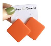 Stilvolle Bonbonfarbene Ohrringe Für Frauen Geometrische Acryl Ohrstecker Earwear Elegante Accessoires Für Hochzeitsfeiern Ohrringe