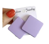 Stilvolle Bonbonfarbene Ohrringe Für Frauen Geometrische Acryl Ohrstecker Earwear Elegante Accessoires Für Hochzeitsfeiern Ohrringe