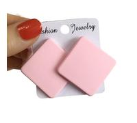 Stilvolle Bonbonfarbene Ohrringe Für Frauen Geometrische Acryl Ohrstecker Earwear Elegante Accessoires Für Hochzeitsfeiern Ohrringe