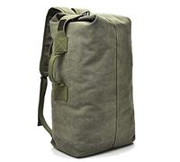 Stilvolle Große Kapazität Tactical Canvas Rucksack Armee Eimer Tasche Outdoor Sports Duffle Bag Reiserucksack-OD