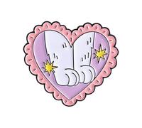 Stilvolle Herz-Katzen-Brosche, Schmuck, stabile Metallkonstruktion, vielseitiges tragbares Accessoire für Teenager, Mädchen, Katzen, Anstecknadel-Zubehör, Eine Größe, Wie beschrieben