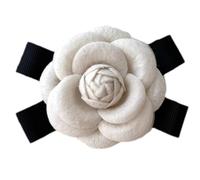 Stilvolle Kragennadel, Kamelie, Schleife, Vintage Revers, Kleidung, Blumen Accessoires, perfekt für Hochzeit, Verlobung, Damenbroschen für Damen