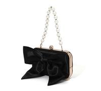Stilvolle Party Handtasche mit Schleifen und Kettenriemen, modische Umhängetasche, Umhängetasche für Hochzeitsfeiern, elegante Abend Umhängetasche, Hochzeit, Abschlussball, Veranstaltung, Abend