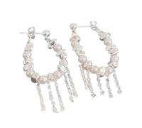 Stilvolle Perlenohrringe Geeignet Für Formelle Meetings Und Abendpartys Tropfenohrringe Aus Legierungsperlen