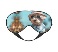 Stilvolle Schlafmaske für Hunde im Denim-Outfit, Augenmasken zum Schlafen, doppelseitig, Schlafmasken für Damen und Herren, Verdunkelungs-Augenabdeckungen zum Schlafen, Reisen