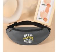 Stilvolle und auffällige Gürteltasche mit multifunktionalen Taschen, Žalias