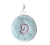 Stilvoller Fischkuchen-Schlüsselanhänger, Geldbörse, tragbar, organisiert, Mehrzweck-Kartenhalter für Schmuckstücke, Schlüssel, dekoratives Geschenk, trendige Tasche in Fischform, blau, Mass Beauty