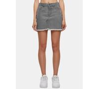 Urban Classics Damen Rock TB6833 Heavy Mini Denim – New Grey Washed – W27 – 100% Baumwolle