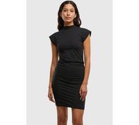 Shirtkleid URBAN CLASSICS "Urban Classics Ladies Short Cotton Jersey Dress", Damen, Gr. XS, US-Größen, schwarz, 95% Baumwolle, 5% Elasthan, unifarben, skinny fit, Rundhals, Kleider Shirtkleid (1131270