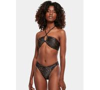 Urban Classics Frauen Bikinis Ladies Aop Hot V in braun S braun