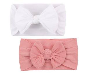 Stirnbänder Baby Nylon Schleife 2 Stück Nylon-Stirnbänder