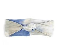 Stirnbänder für Damen Lässige, bunte, gerippte Batik-Stirnbänder for Frauen, weiche, elastische Knoten-Haarbänder aus Baumwolle, Kopfwickel for Damen(Color 04)