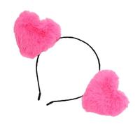 Stirnbänder mit Festival-Thema für Damen, Plüsch, Liebe, Herz, Haarschmuck, Haarschmuck, Gesichtswäsche, Haarreifen, nicht verformbar