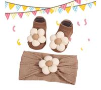 -Stirnbänder, niedlich, weiche Kleidung | Baumwoll-Knöchelsocken, Stirnbänder für Kinder, Jungen, Mädchen, Fotoshooting, Zuhause, Outdoor, Geburtstag, Taufe, Zeremonie