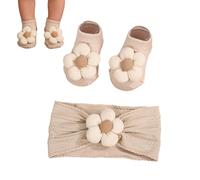 Stirnbänder Niedliche Rutschfeste Haarbänder | Aus Baumwolle Knöchelsocken Und Stirnbänder Für Mädchen Spaziergang Fotoshooting Tauffest Feiertag Zuhause Draußen