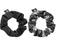 Stirnband Adidas Hair Scrunchies 2P - black/white - Mehrfarbig