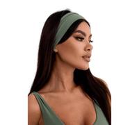 Stirnband Damen Haarband Haarreifen Schwarz Grün 1 stück 1er Pack