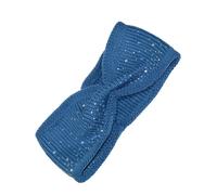Stirnband für Damen in 6 Farben Glitzer Steine blau