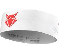 INCYLENCE Headband schmales Sport Stirnband für Damen und Herren aus hochwertigen italienischen Fasern, antibakteriell geruchsneutral, Frühling Sommer Herbst Winter (White Inferno)