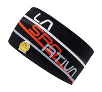 La Sportiva - Stripe Headband - Stirnband, Gr. One Size, schwarz (Black/CherryTomato)