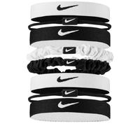 Nike - Haarband Flexibel(8er-Pack) (Einheitsgröße) (Schwarz/Weiß)