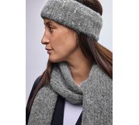 Street One Frauen Stirnband mit Pailletten in Grau, Gr: One size
