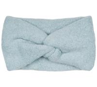 Stirnband STYLEBREAKER "Weiches Feinstrick Stirnband mit Twist Knoten", Damen, blau (hellblau), Obermaterial: 100% Polyacryl PAN., Modisch, Mützen Stirnband (14770330-0) hellblau