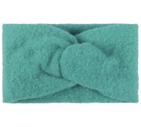 Stirnband STYLEBREAKER "Weiches Feinstrick Stirnband mit Twist Knoten", Damen, blau (petrol), Obermaterial: 100% Polyacryl PAN., Modisch, Mützen Stirnband (91347366-0) petrol