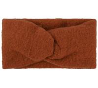 Stirnband STYLEBREAKER "Weiches Feinstrick Stirnband mit Twist Knoten", Damen, braun (cognac), Obermaterial: 100% Polyacryl PAN., Modisch, Mützen Stirnband (31902436-0) cognac