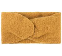 Stirnband STYLEBREAKER "Weiches Feinstrick Stirnband mit Twist Knoten", Damen, gelb (curry), Obermaterial: 100% Polyacryl PAN., Modisch, Mützen Stirnband (63050154-0) curry