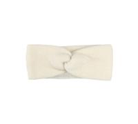 Stirnband ZWILLINGSHERZ "Classic", Damen, weiß, Strick, Kaschmir, unifarben, Mützen Stirnband, Knoten vorn, Cashmere, Feinstrick (95185465-0) weiß
