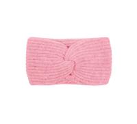 Stirnband ZWILLINGSHERZ "Rippe", Damen, melange pink, Strick, Obermaterial: 100% Kaschmir, Mützen Stirnband, breit, gerippt, mit Knotendetail (48752827-0) melange pink
