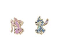 Stitch & Angel Mismatch Ohrstecker, Einheitsgröße, Messing/Sockel, Kein Edelstein