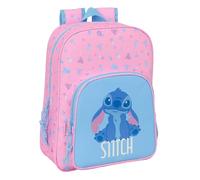 STITCH BRIGHT - Animierter Schulrucksack für Kinder, Kinderrucksack, anpassbar an Kinderwagen, ideal für Kinder im Schulalter, bequem und vielseitig, Qualität und Widerstandsfähigkeit, 26 x 11 x 34 cm