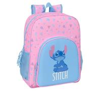 STITCH BRIGHT Schulrucksack für Kinder, Kinderrucksack, anpassbar an den Kinderwagen, ideal für Kinder im Schulalter, bequem und vielseitig, Qualität und Widerstandsfähigkeit, 32 x 12 x 38 cm
