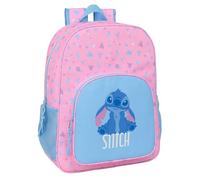 STITCH BRIGHT Schulrucksack für Kinder, Kinderrucksack, anpassbar an Kinderwagen, ideal für Kinder im Schulalter, bequem und vielseitig, Qualität und Widerstandsfähigkeit, 33 x 14 x 42 cm