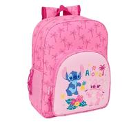 STITCH CHILL Schulrucksack für Kinder, Kinderrucksack, anpassbar an Kinderwagen, ideal für Kinder im Schulalter, bequem und vielseitig, Qualität und Widerstandsfähigkeit, 32 x 12 x 38 cm, Minzgrün