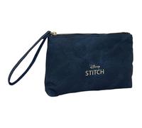 Stitch Disney Kulturbeutel aus PU-Leder mit Handschlaufe Zubehör und Reise-Make-up