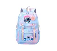 (Stitch-E-Blue) Lilo und Stitch Rucksack Jungen Mädchen Schulranzen Schulrucksack Schultasche
