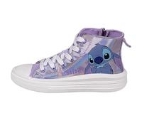 Disney Unisex Stitch High Top Sneakers Sneaker, Lila, 32 EU