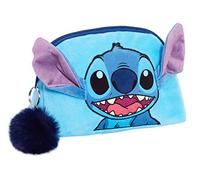 Stitch Make-up-Tasche für Frauen Mädchen Disney Federmäppchen Doppelseitige Samt Kosmetikartikel Reisetasche Geschenk
