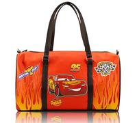 Stitch, Minnie, Mickey, Pooh, Harry Potter oder Jack Skellington 40,6 cm Leder-Mini-Reisetasche, Duffle-Tasche, Übernachtungstasche, Wochenendtasche für Damen, Herren, Erwachsene, Autos, 15"