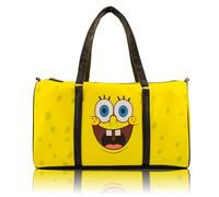 Stitch, Minnie, Mickey, Pooh, Harry Potter oder Jack Skellington 40,6 cm Leder-Mini-Reisetasche, Duffle-Tasche, Übernachtungstasche, Wochenendtasche für Damen, Herren, Erwachsene, SpongeBob