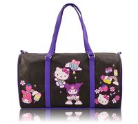 Stitch, Minnie, Mickey, Pooh, Harry Potter oder Jack Skellington 40,6 cm Leder-Mini-Reisetasche, Duffle-Tasche, Übernachtungstasche, Wochenendtasche für Damen, Herren, Erwachsene, Kuromi, 15"