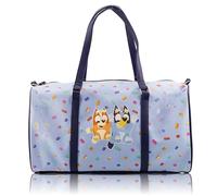 Stitch, Minnie, Mickey, Pooh, Harry Potter oder Jack Skellington 40,6 cm Leder-Mini-Reisetasche, Seesack, Übernachtungstasche, Blau, 15", Lustig, lebendig, jugendlich