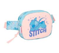 Stitch Ohana Gürteltasche für Kinder, ideal für Jugendliche und Kinder verschiedener Altersgruppen, bequem und vielseitig, Qualität und Widerstandsfähigkeit, 14 x 4 x 11 cm