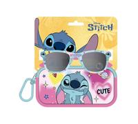 Stitch Sonnenbrille mit Etui für Kinder - Sonnenbrille mit Stitch-Etui für Jungen und Mädchen im Sommer und beim täglichen Spaziergang